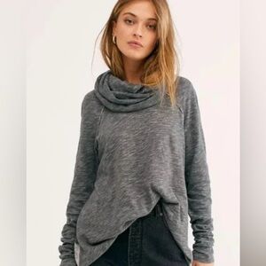 Free People Beach Cocoon Cowl Sweater Pullover